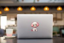 Load image into Gallery viewer, White Poodle with Pink Ears