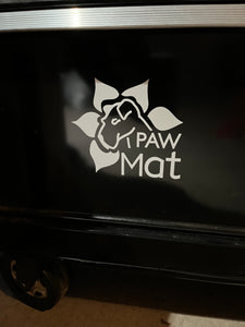 PawMat White Vinyl Sticker