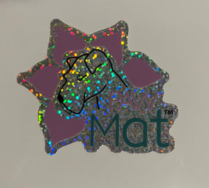 Shimmer Glitter PawMat Sticker