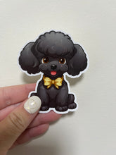 Load image into Gallery viewer, Black Poodle with Bowtie
