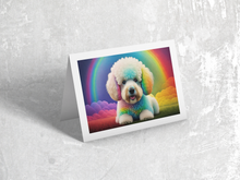 Load image into Gallery viewer, Abstract Rainbow Doodle Puppy
