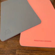 Load image into Gallery viewer, PawMat Anti-Fatigue Reversible Table Mat - Allison Sabastian Collaboration (Coral/Blue-Grey)
