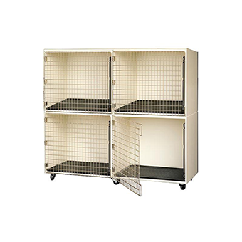 PawMat Pets | PetLift PROFESSIONAL VETERINARY & GROOMING CAGE BANKS - 4 UNITS