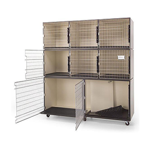 PawMat Pets | PetLift PROFESSIONAL VETERINARY & GROOMING CAGE BANKS - 8 UNITS