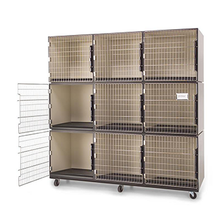 Load image into Gallery viewer, PawMat Pets | PetLift PROFESSIONAL VETERINARY &amp; GROOMING CAGE BANKS  3 units by 3 units
