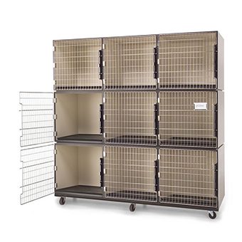 PawMat Pets | PetLift PROFESSIONAL VETERINARY & GROOMING CAGE BANKS  3 units by 3 units